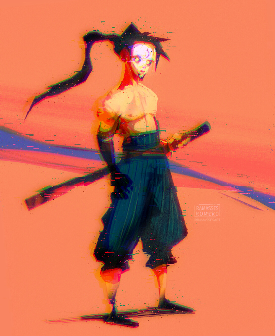 ArtStation - GLITCH SAMURAI