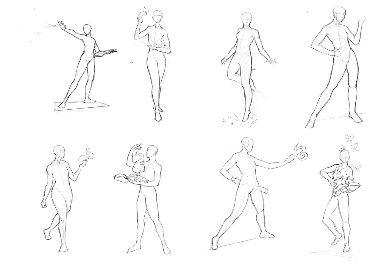 photo Floating Pose Ref game art fmp locomancer ideation