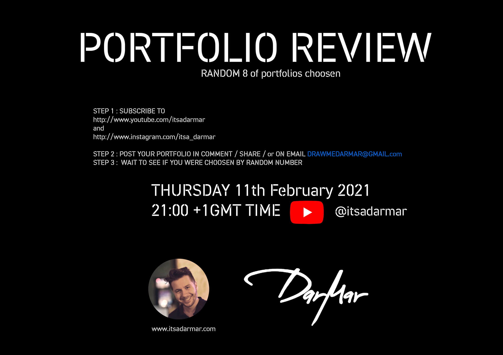 ArtStation - PORTFOLIO REVIEW ON YOUTUBE CHANNEL