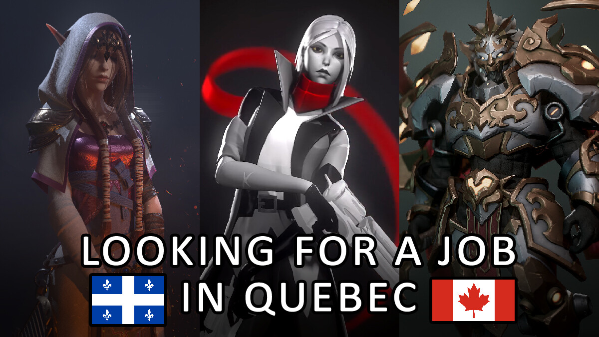 ArtStation Looking for a job in Quebec!