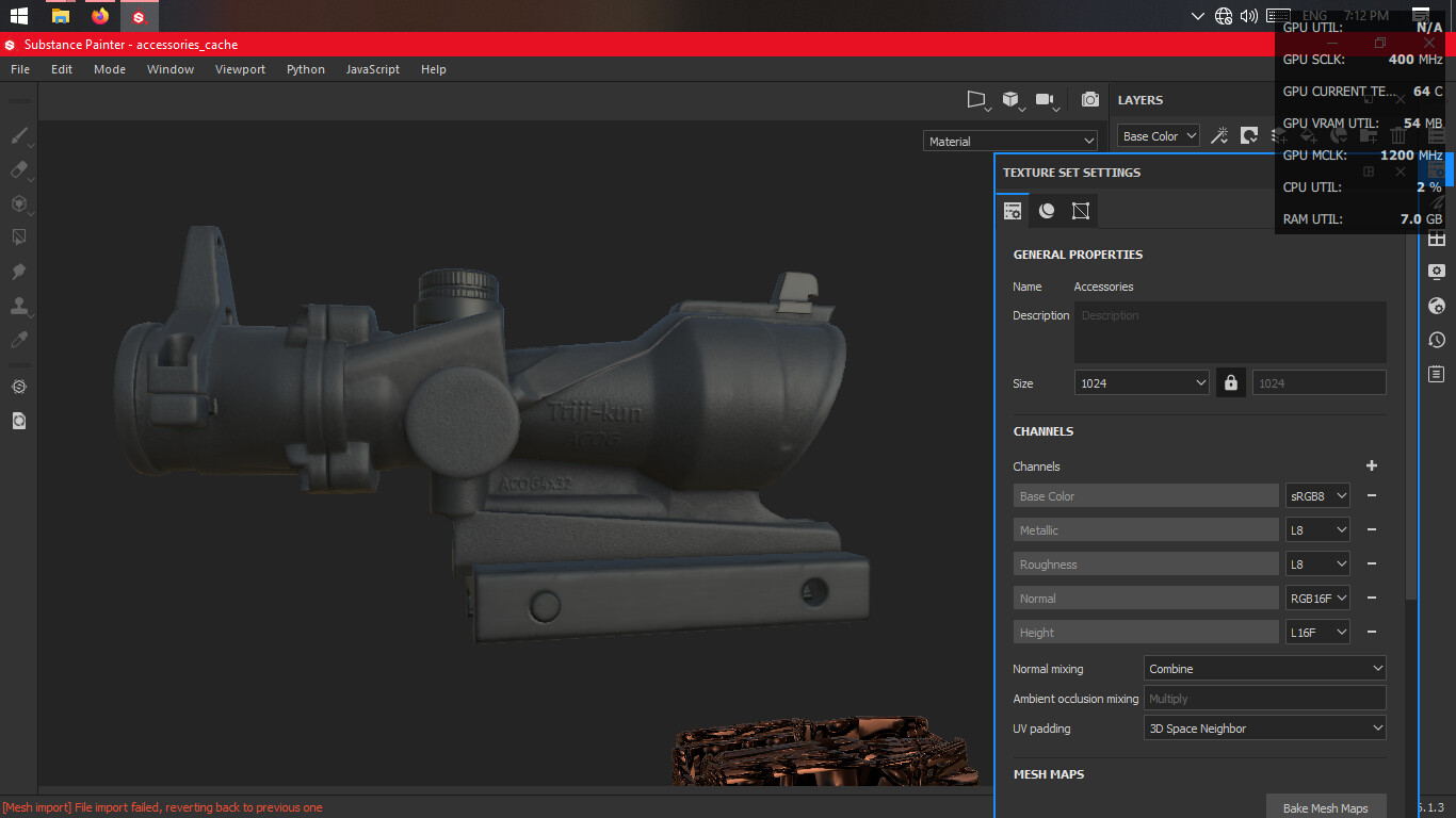 NGONE 3D making good art with bad hardware texturing in substance