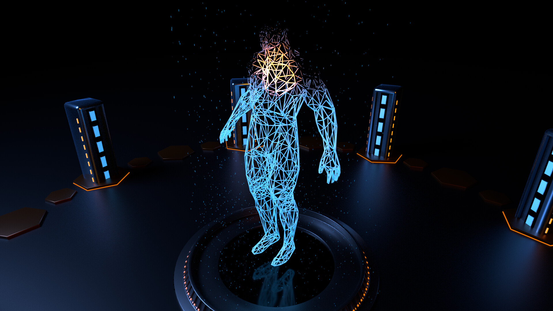 Голограмма это. Голограмма в Cinema 4d. Голографический человек. Голографическое изображение человека. Голографические фигуры.