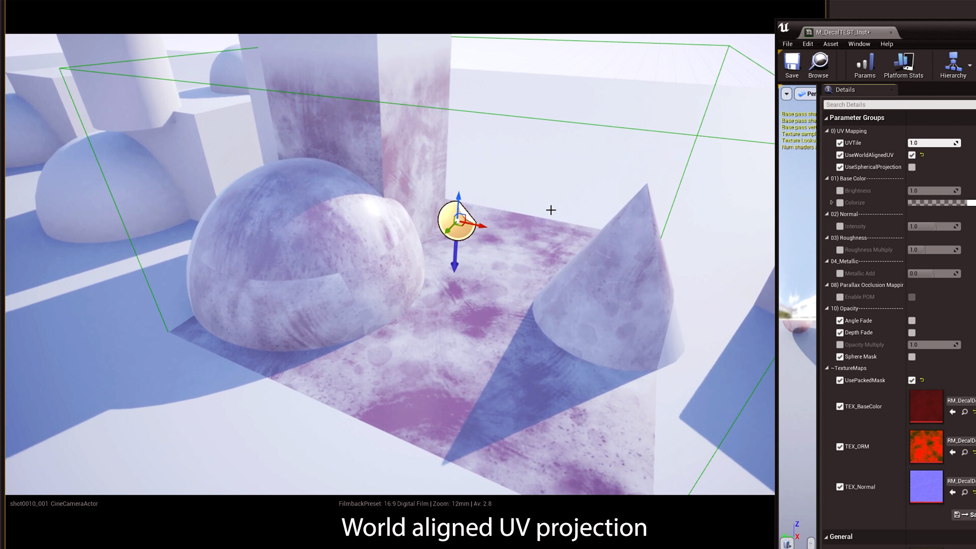 ArtStation Decal stretching in Unreal 4