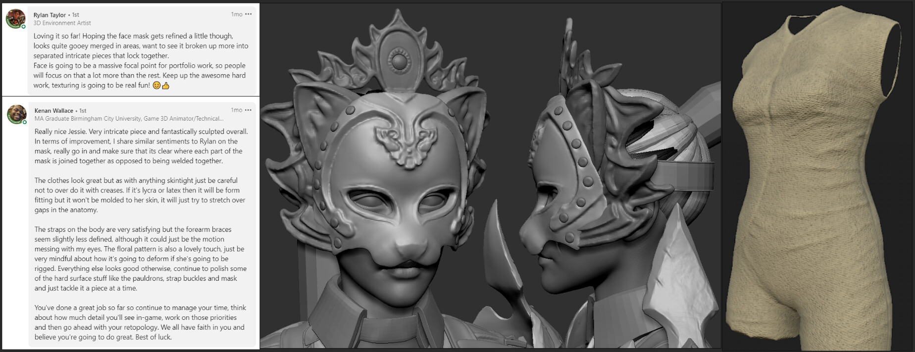 ArtStation - FMP | The Leopard (Week 4 to Week 7): Retop 