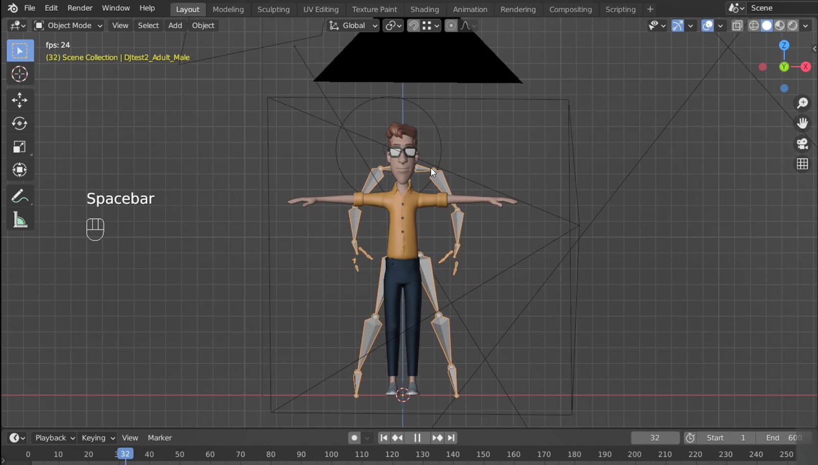 ArtStation - Automatic motion capture with Deepmotion and Blender