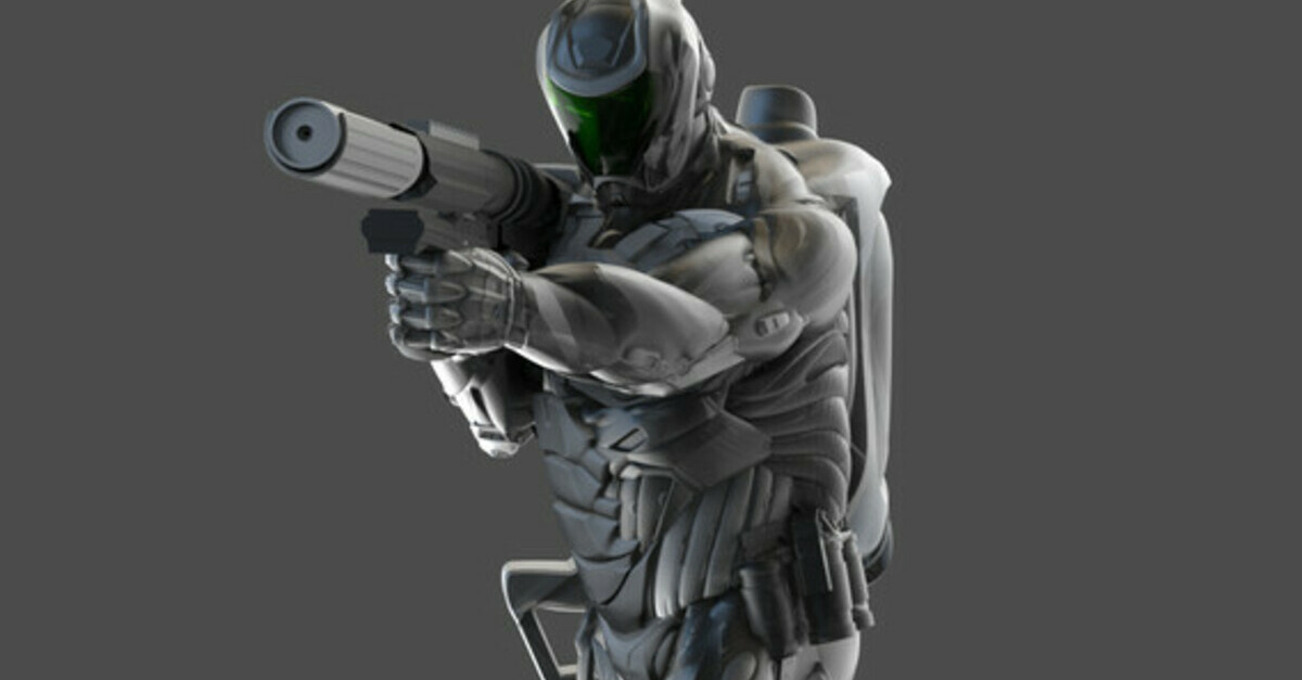 ArtStation - Scifi Soldier - Tech Character Renders