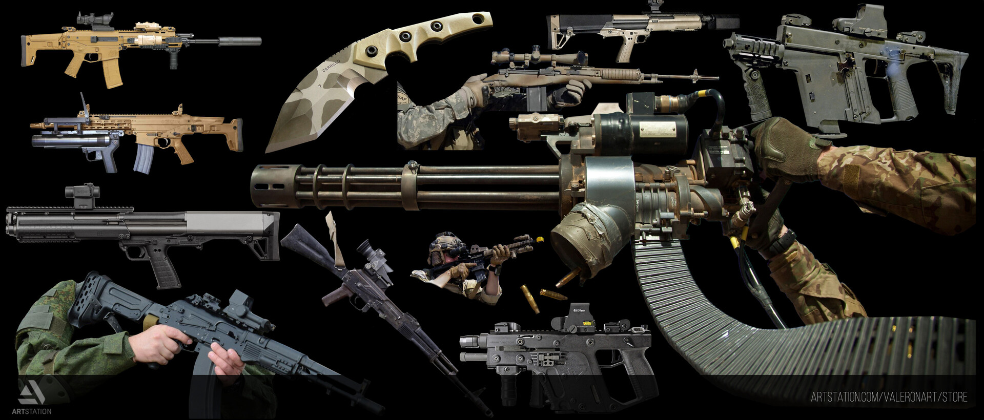 Val Orlov Free Weapons Cutout Pack