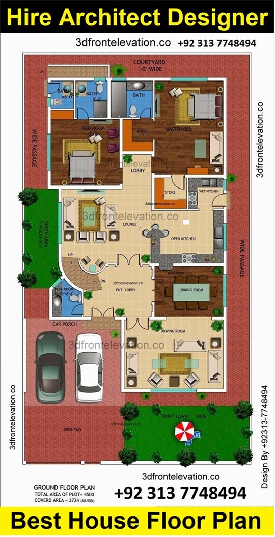 3d house plans | Interior Design Ideas