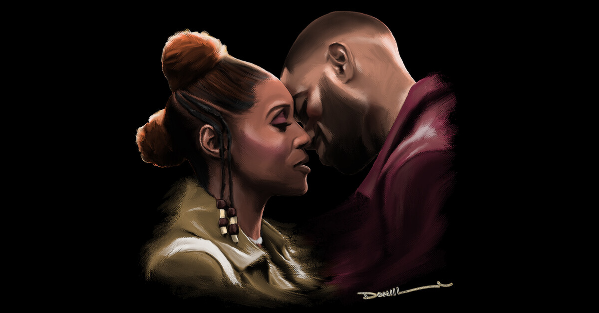 ArtStation - Issa and Lawrence from INSECURE show portrait