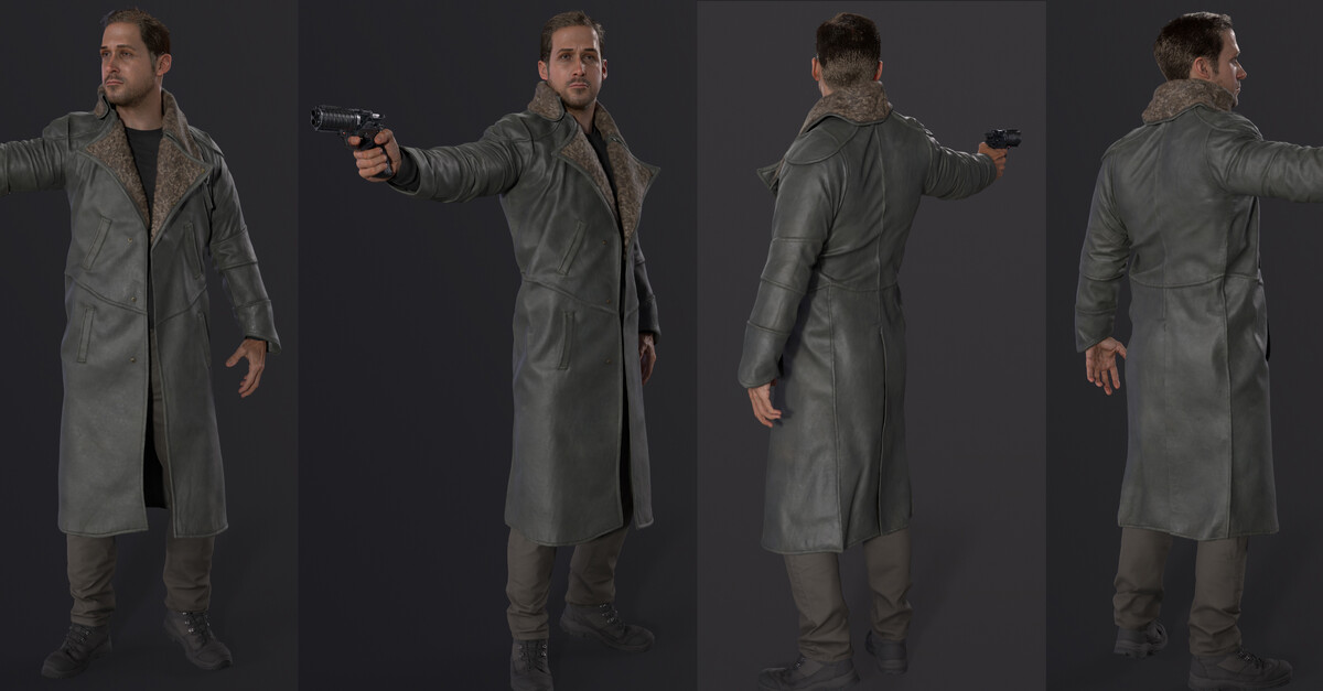 ArtStation Blade runner 2049 WIP Clothing
