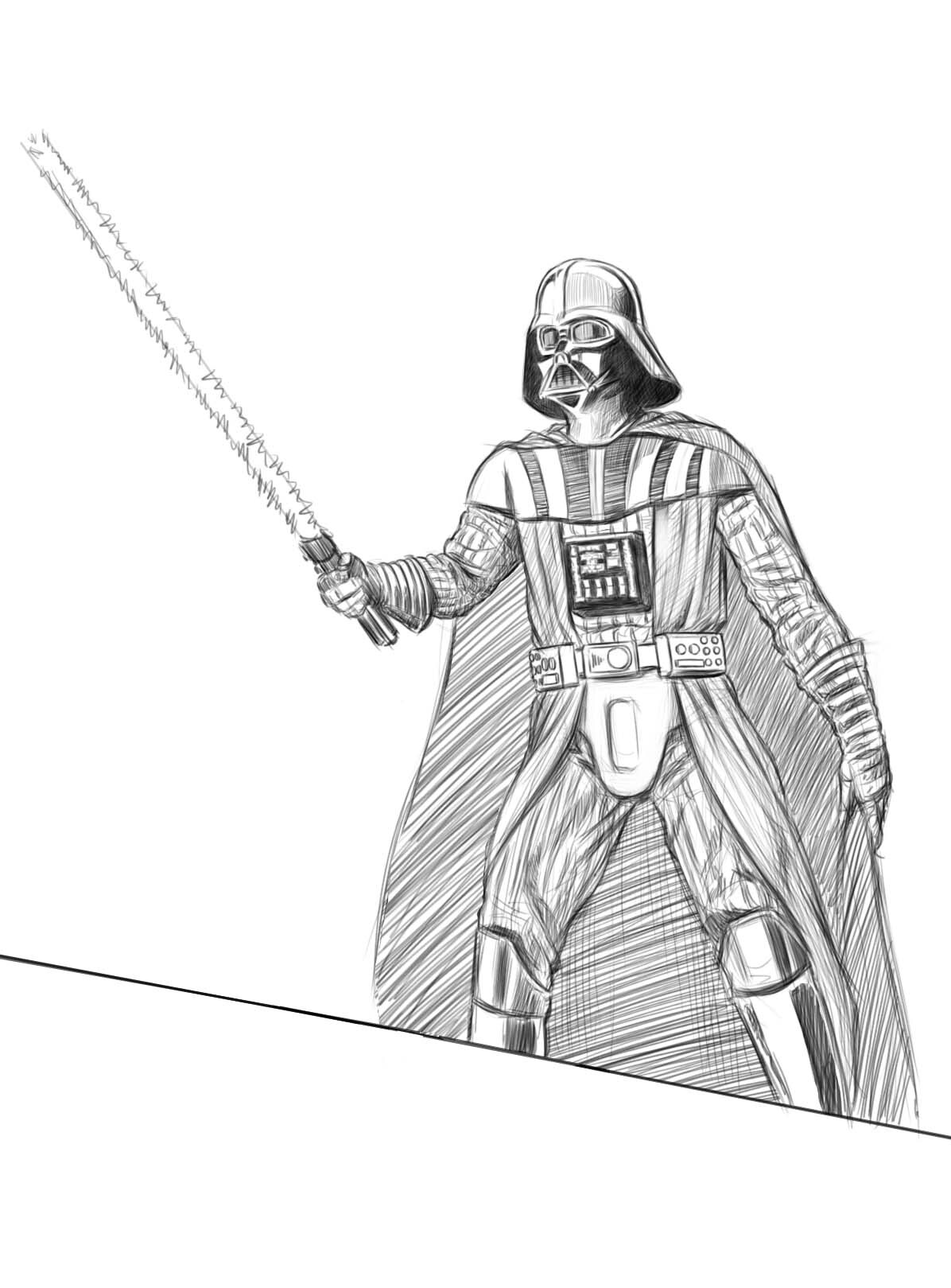 Star Wars Drawing by Unnamed Soul - Fine Art America