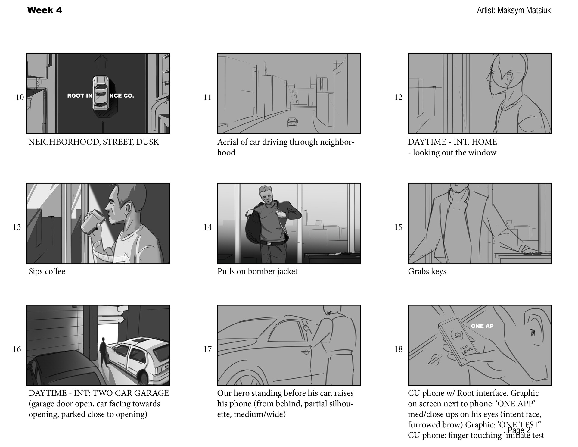 Forest Run Forever Portfolio Storyboarding