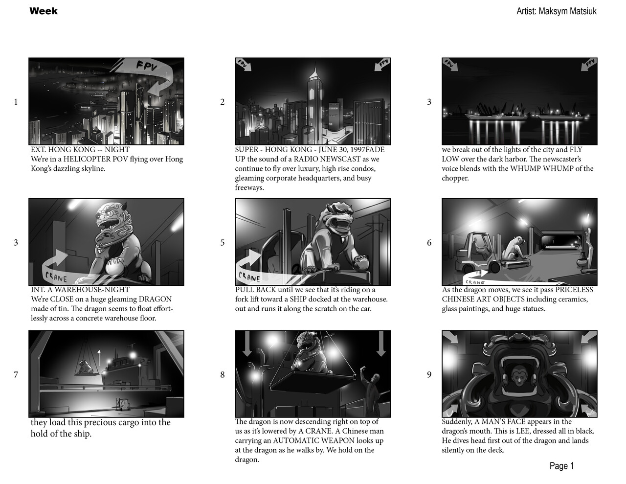 Forest Run Forever Portfolio Storyboarding