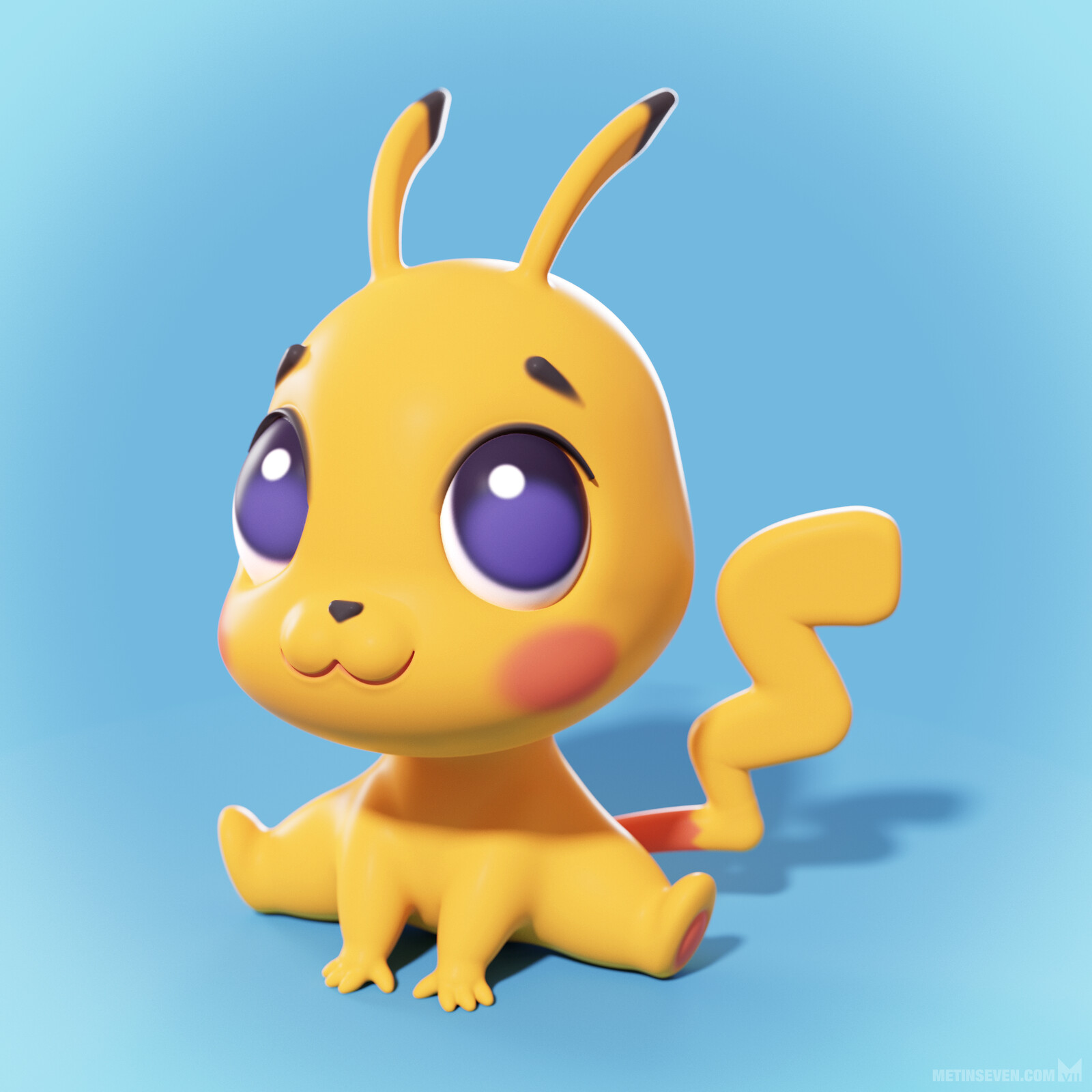 cute baby pikachu