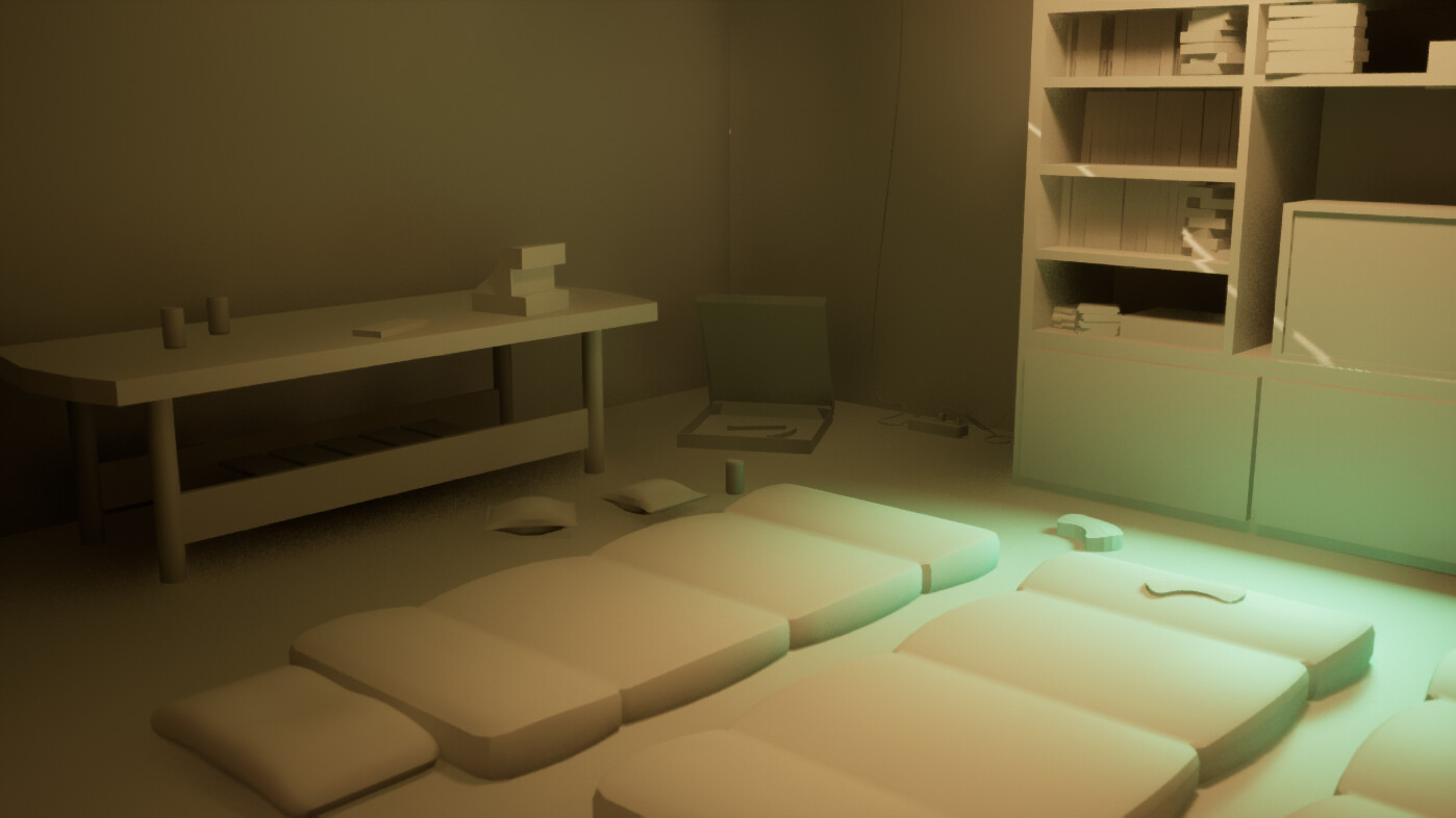 ArtStation - New Project: 80's Basement!