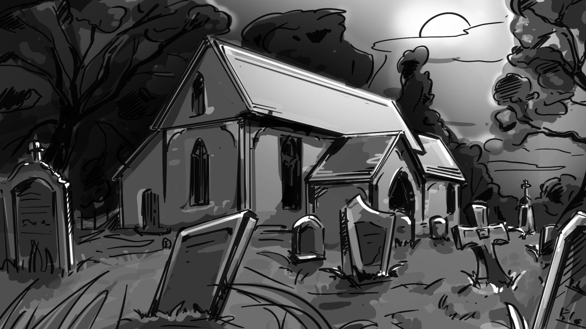 Forest Run Forever Portfolio CGMA Art Directing and VisDev