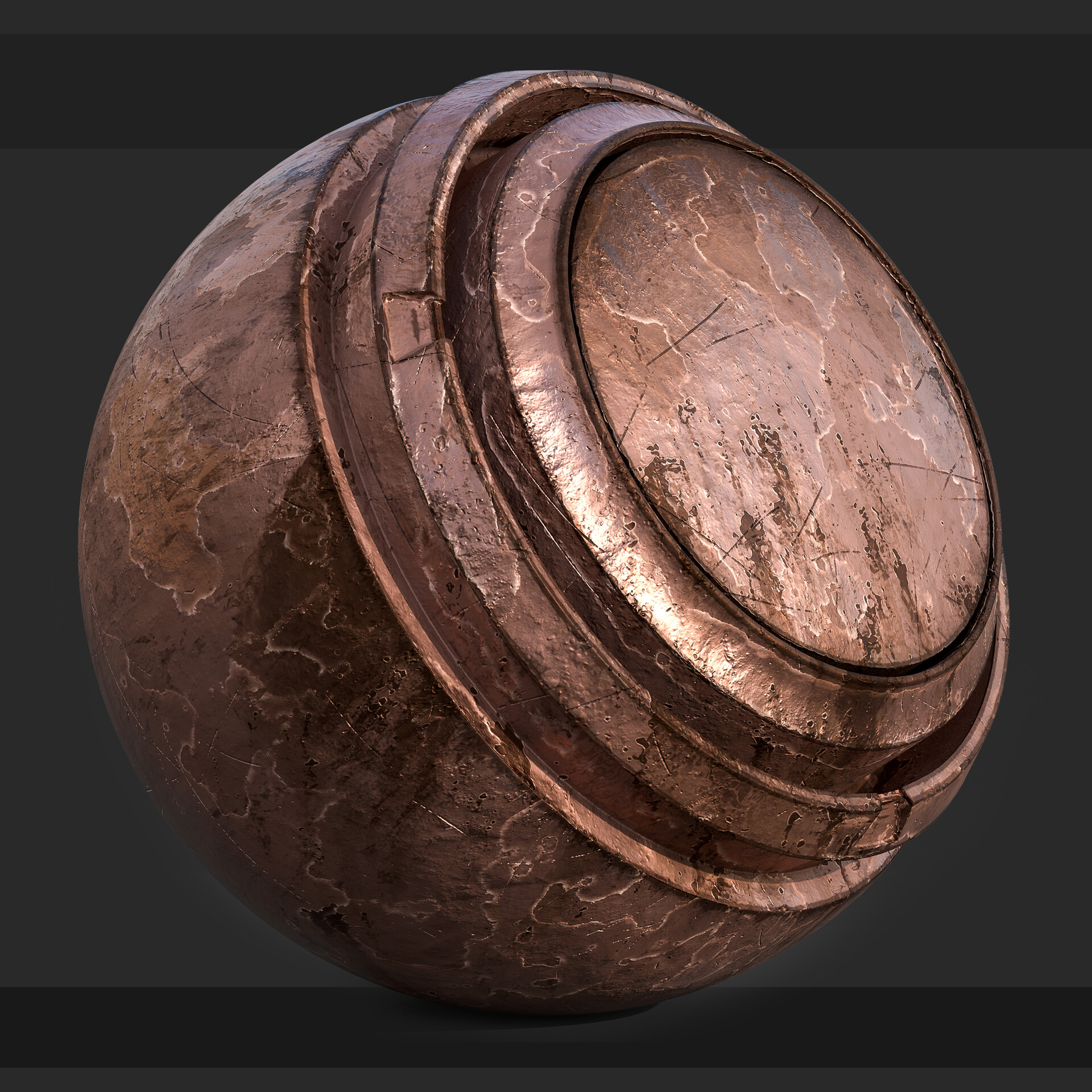 Esmail Ghadrdani How to Make Old Copper Smart Material in Substance