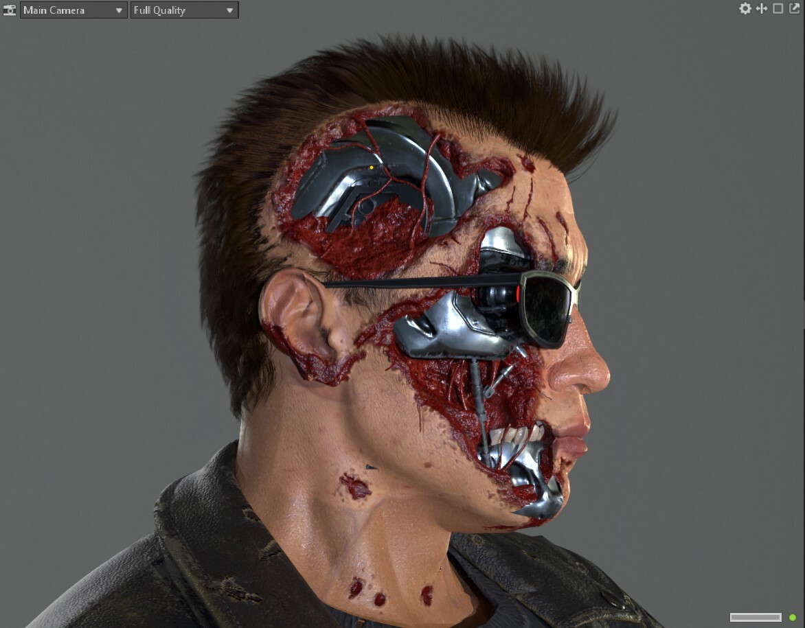 ArtStation - Arnold Schwarzenegger T800 in Terminator