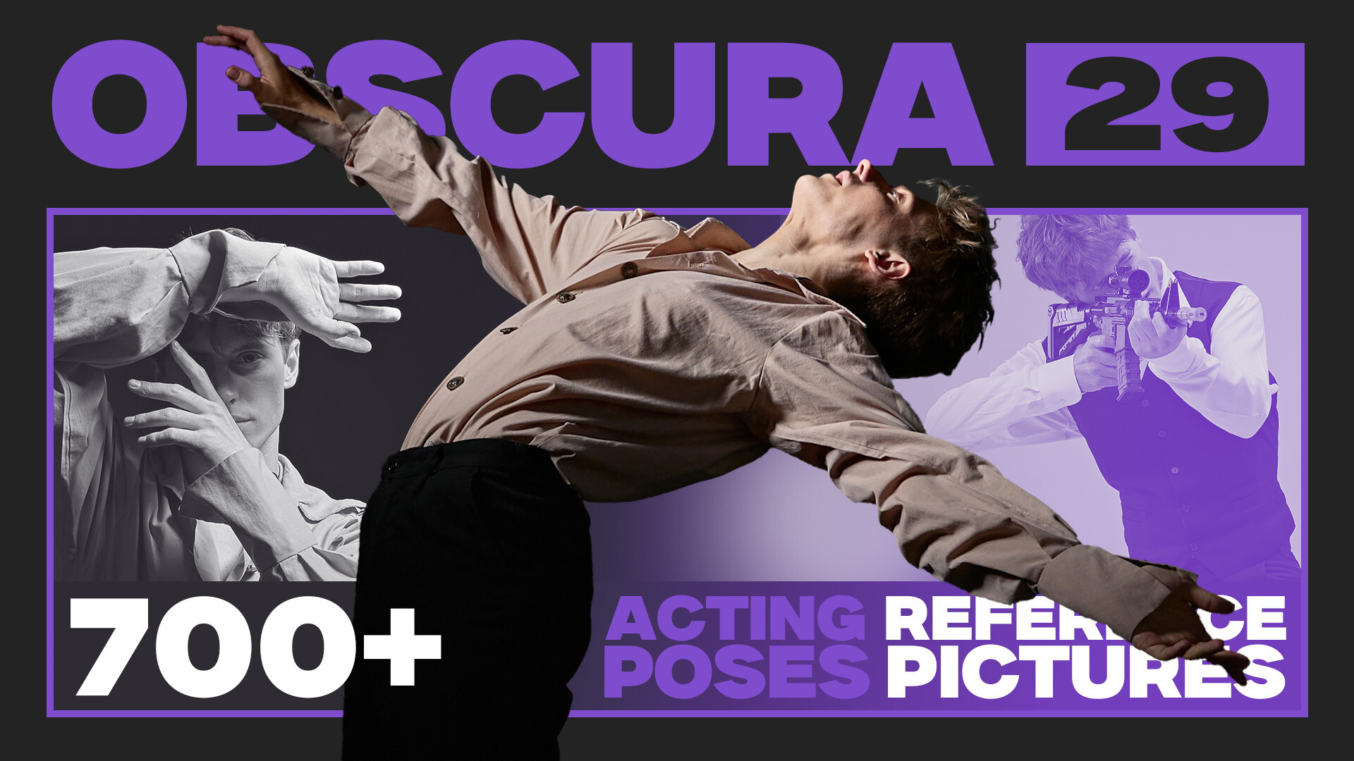 Obscura 29 - Fuel Your Art with Cinematic Male Poses!