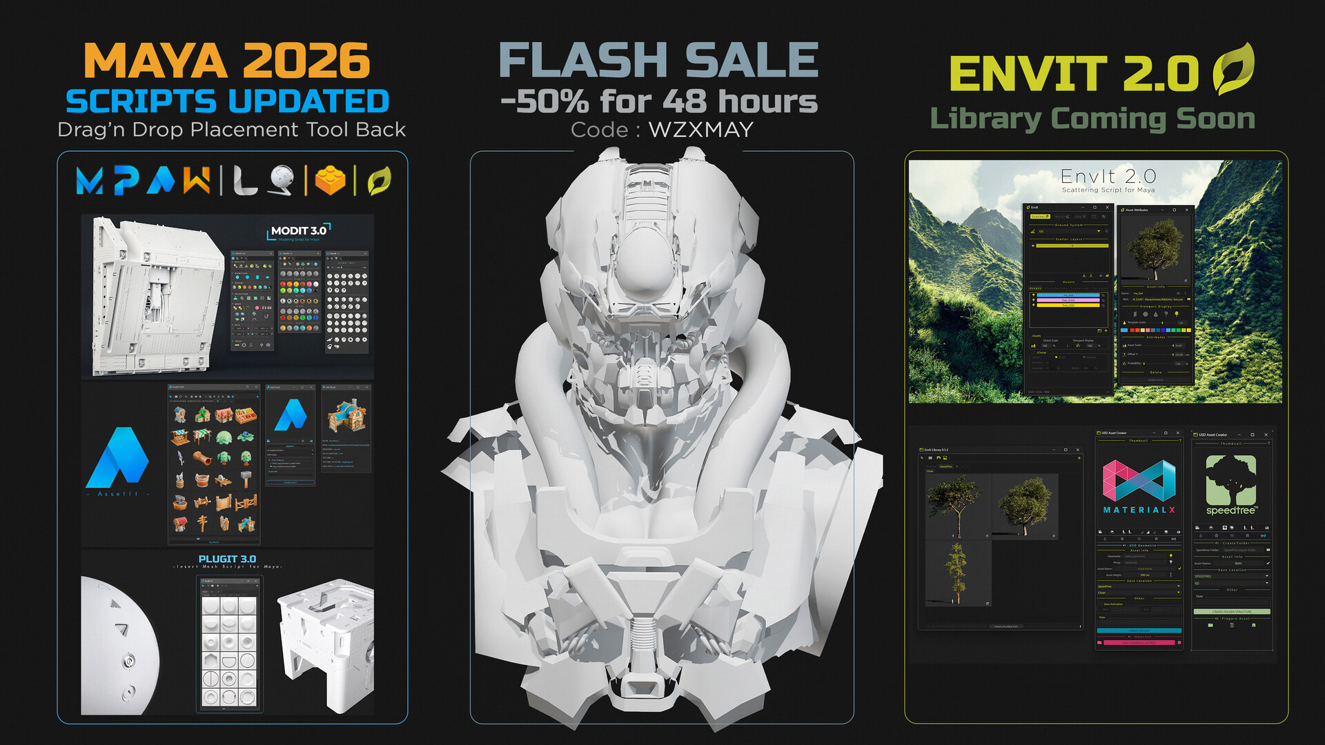 ArtStation - WZX Tools Level Up – Now for Maya 2026