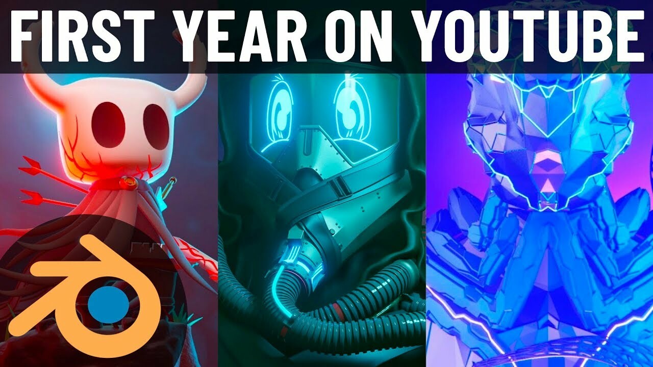 ArtStation My First Year as a Blender YouTuber