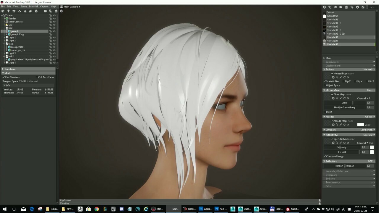 ArtStation - Substance Hair Texture Tutorial