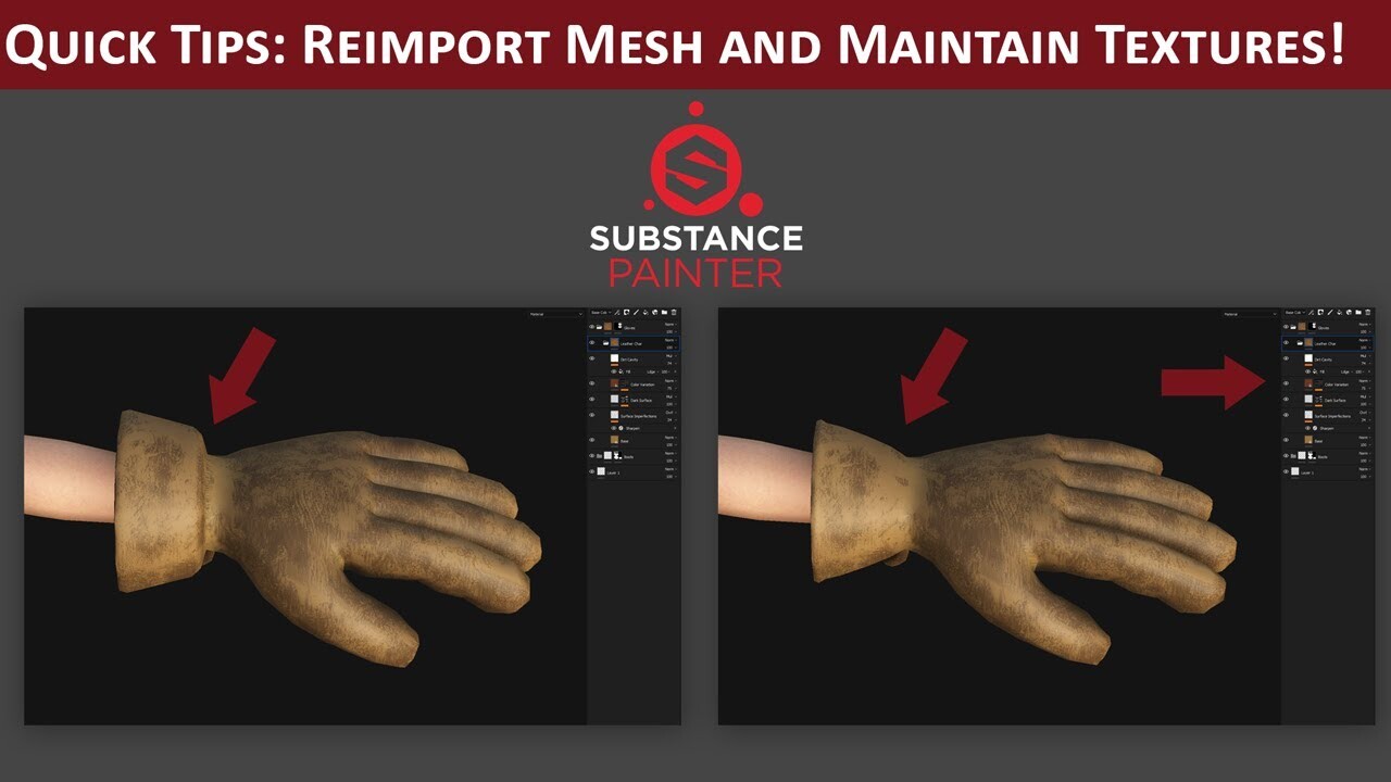 ArtStation - Quick Tip Tutorials: Update Models In Substance Painter!