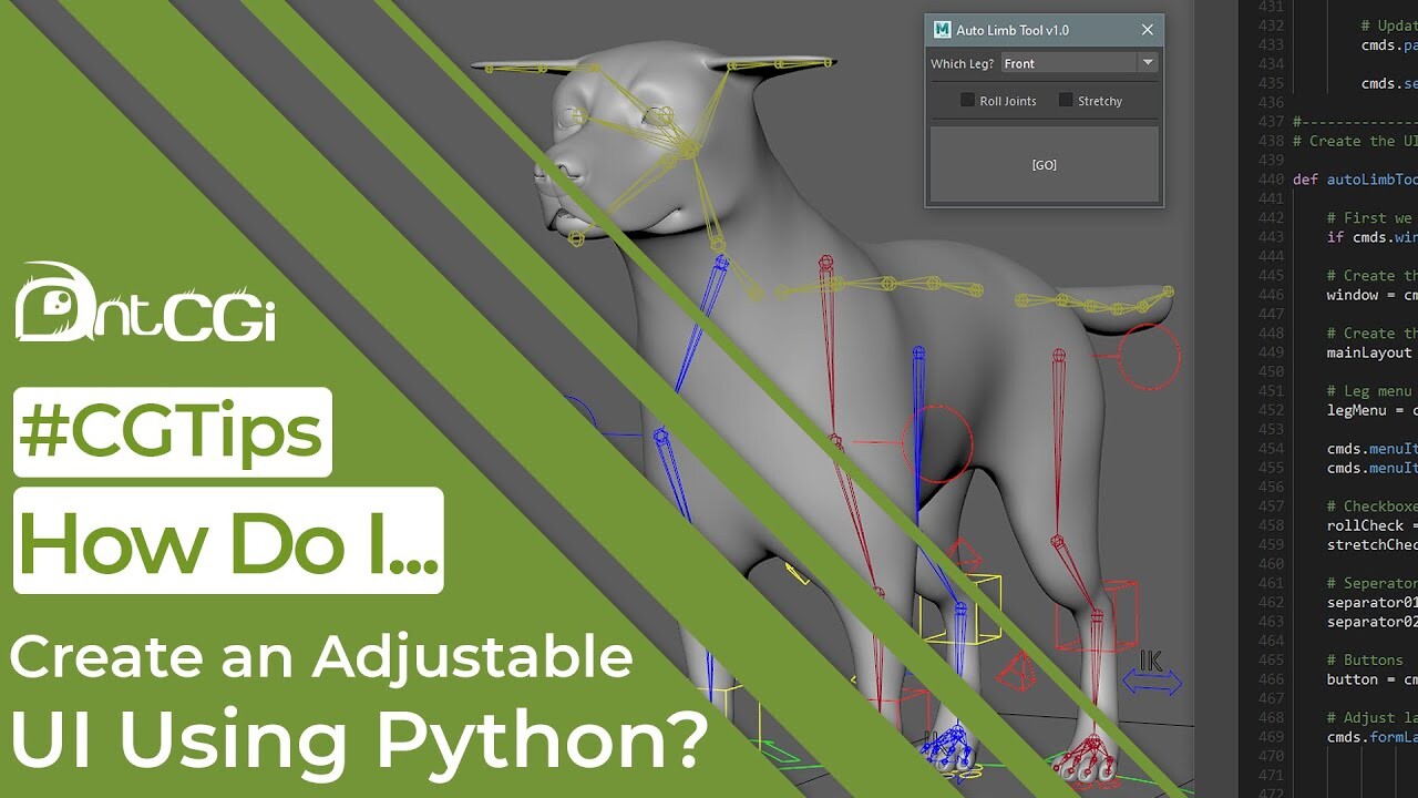 ArtStation - Create an Adjustable UI Using Python.