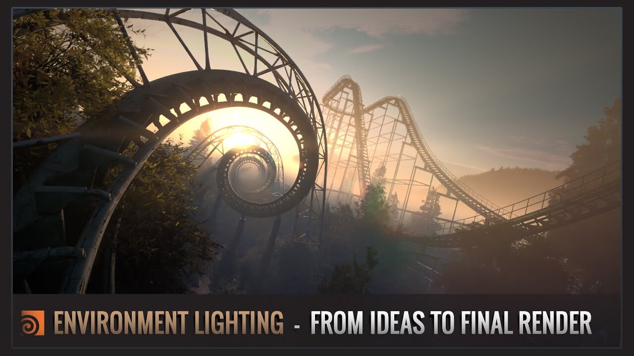 ArtStation SideFX Houdini / Redshift Environment lighting / From