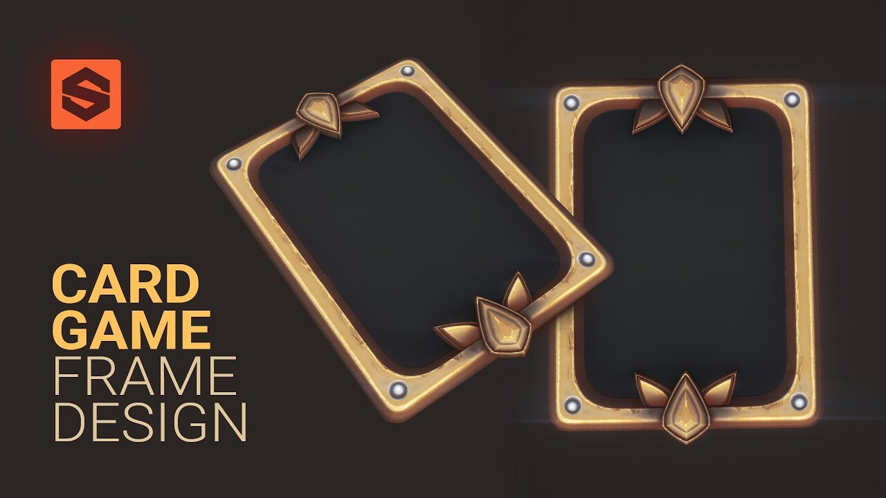 ArtStation - (Substance Designer) Card Game ART | Frame DesignGUI Design