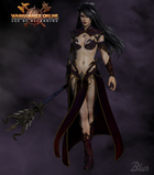Warhammer darkelf sorceress