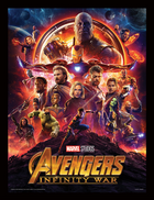 Plastic frame avengers infinity war one sheet i69678