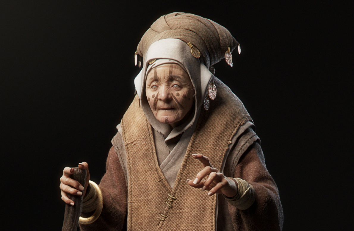 1st Place, Ancient Civilizations: Lost & Found: Film/VFX Character Art (rendered)