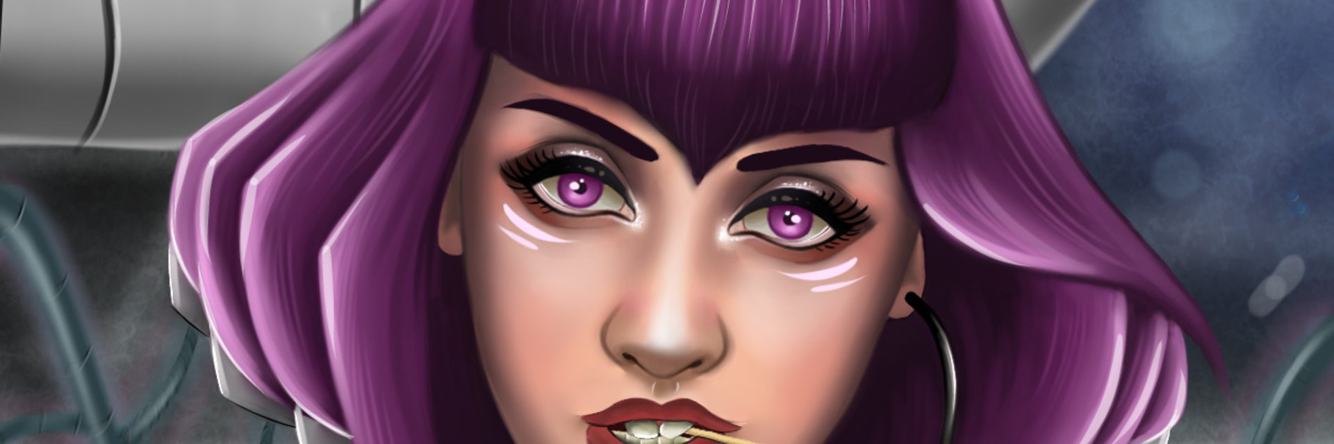 ArtStation banner for @maika