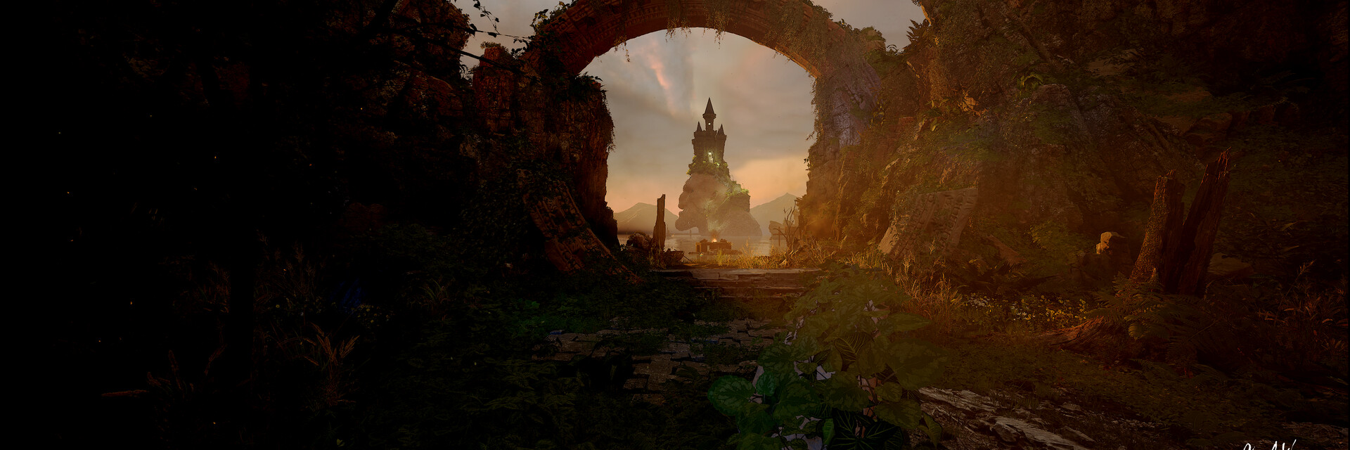 ArtStation banner for @wraith