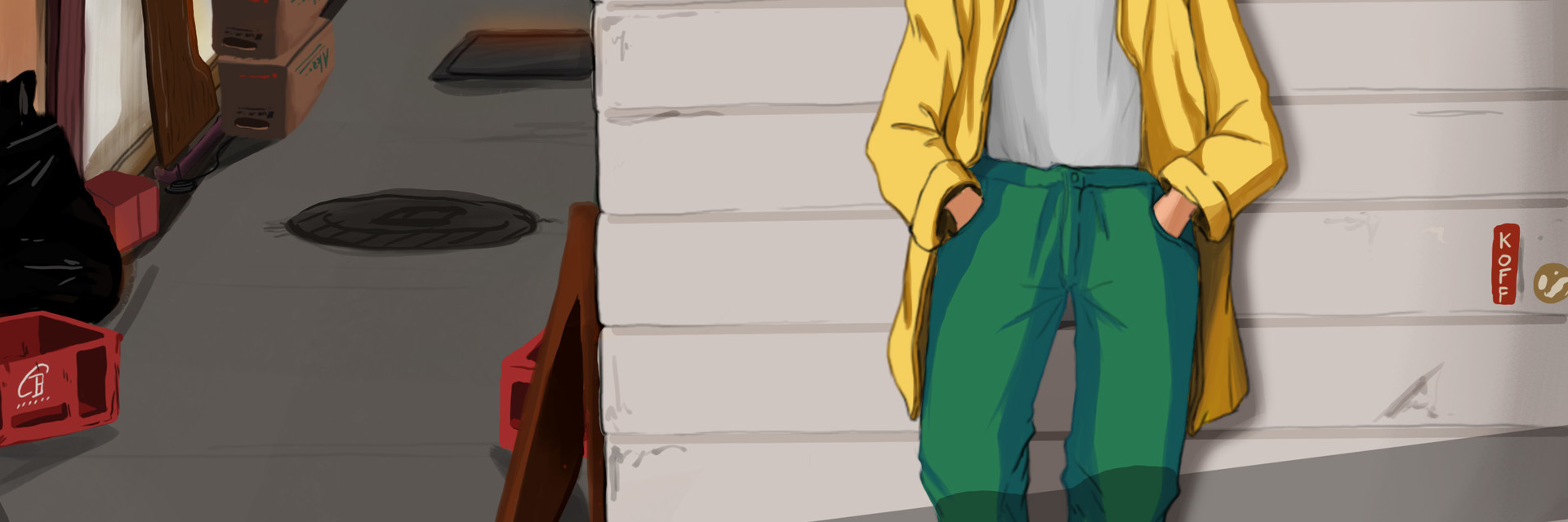 ArtStation banner for @nude