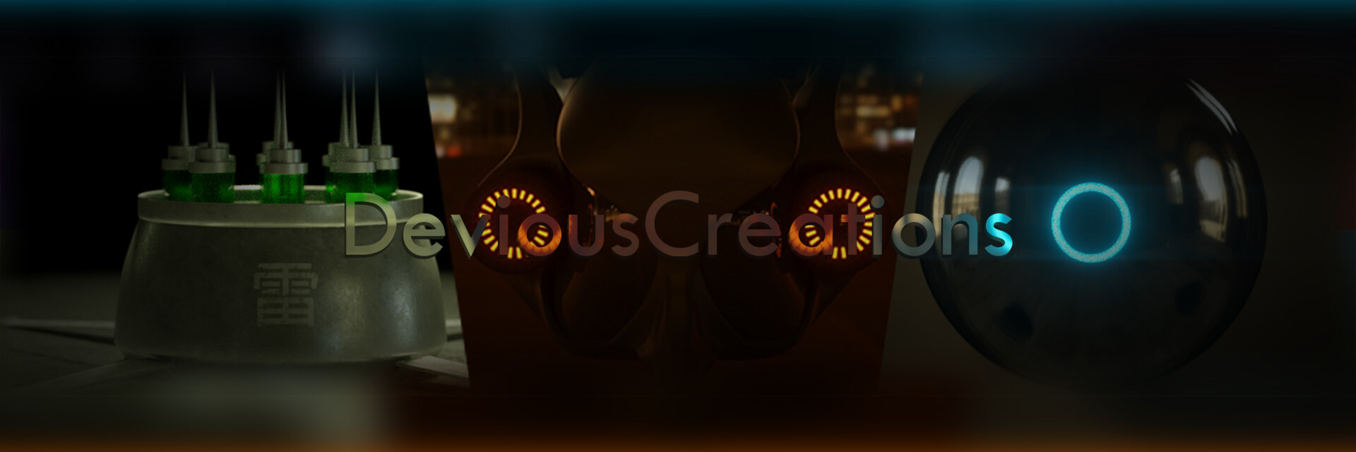 ArtStation banner for @devious
