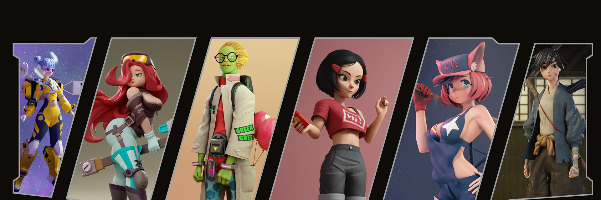 ArtStation banner for @kareem