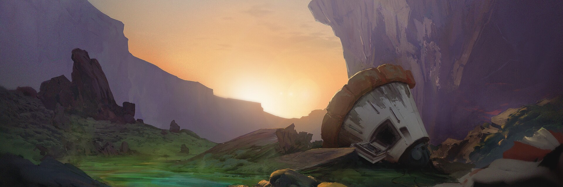 ArtStation banner for @lowe