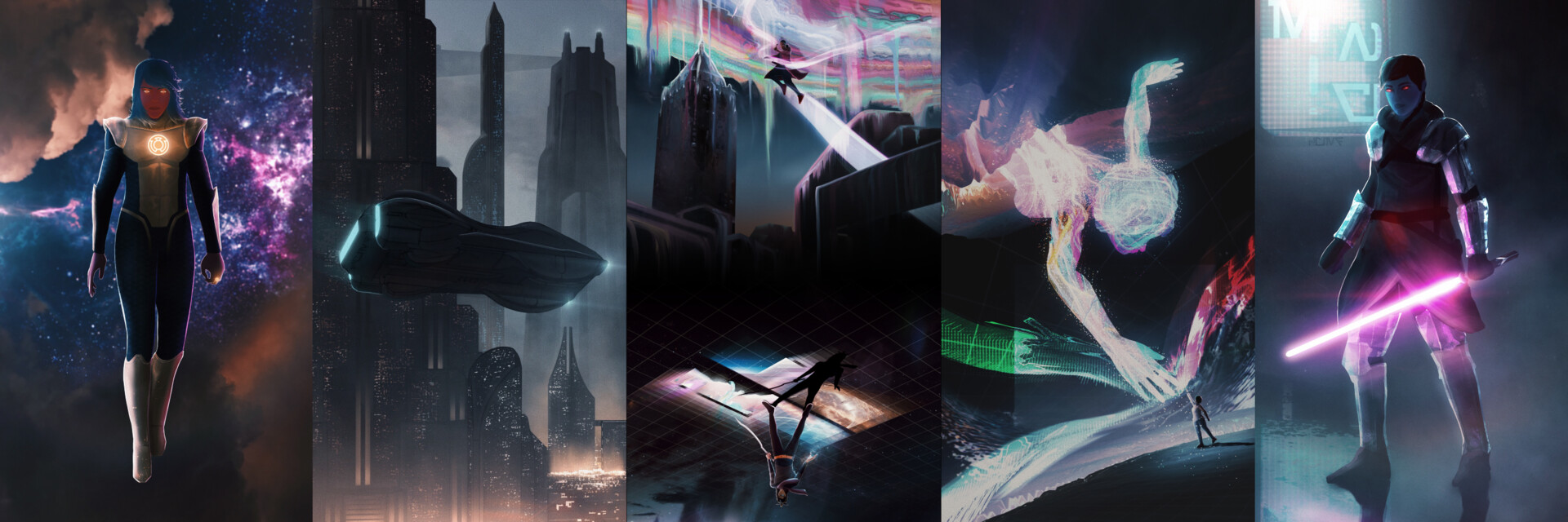 ArtStation banner for @cued