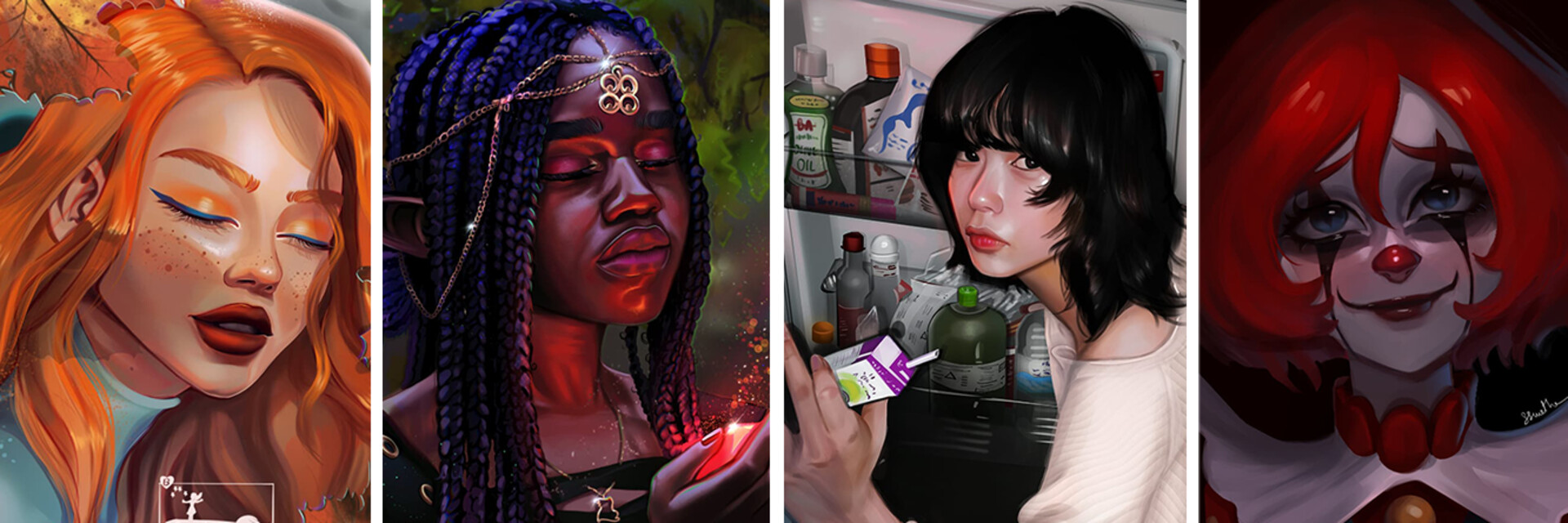 ArtStation banner for @swetha