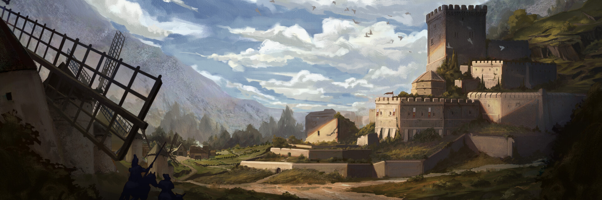 ArtStation banner for @morillo