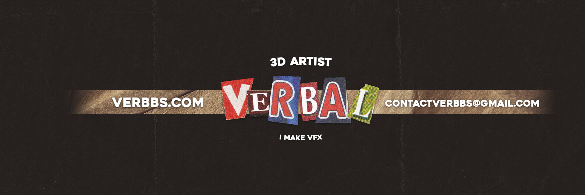 ArtStation banner for @verbal