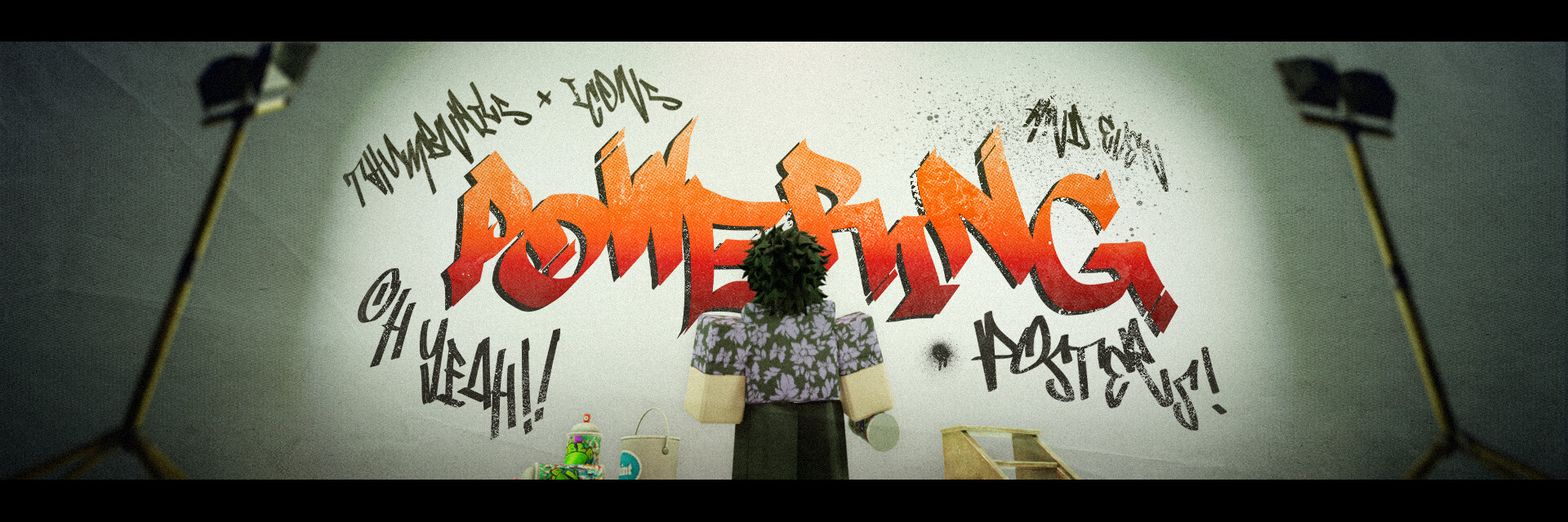 ArtStation banner for @powering