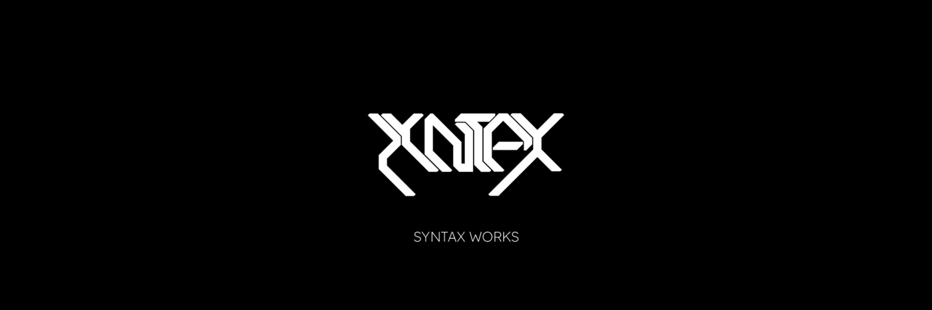 ArtStation banner for @syntax