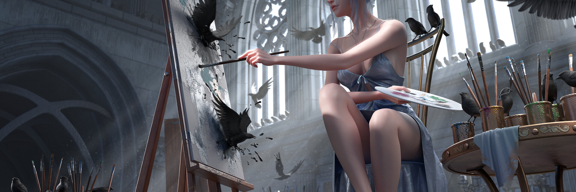 ArtStation banner for @invention